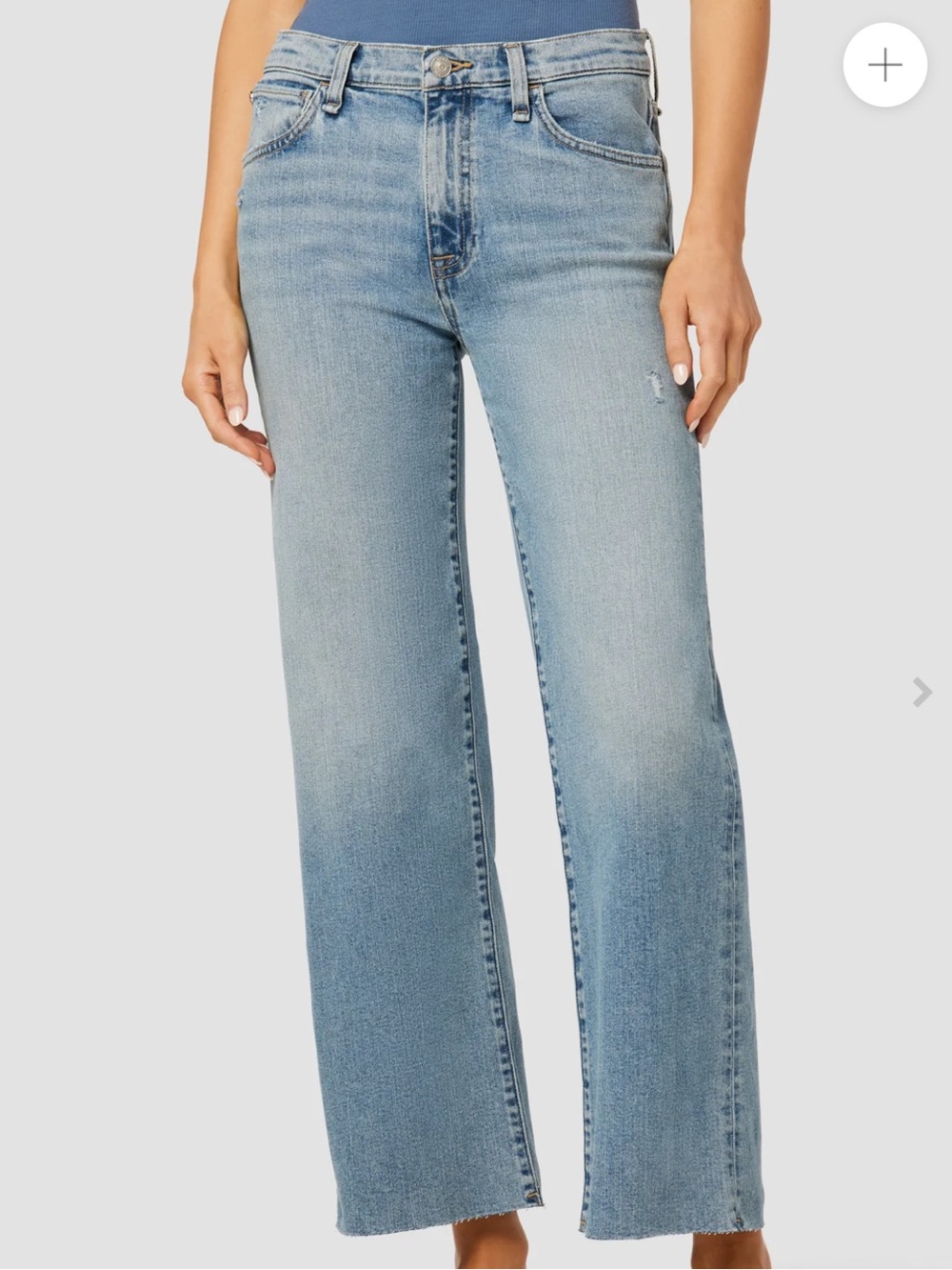 NWT Hudson Rosalie High Rise Wide Leg Ankle Size 27